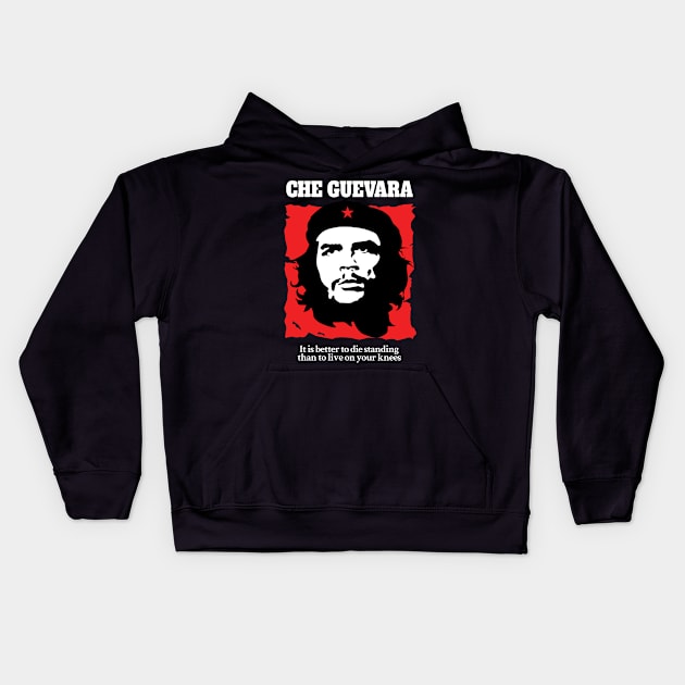 Che Guevara Kids Hoodie by KewaleeTee